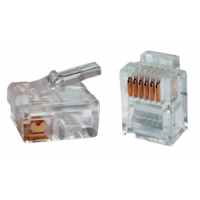 ITK Роз'єм RJ12 UTP для кабелю кат.3, 6P4C (CS3-2C3U) ІЕК