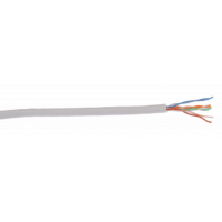ITK Кабель зв'язку кручена пара U/UTP, кат.5E 4х2х24(0,51мм) AWG solid, PVC, 305м, сірий (LC1-C5E04-111) ІЕК