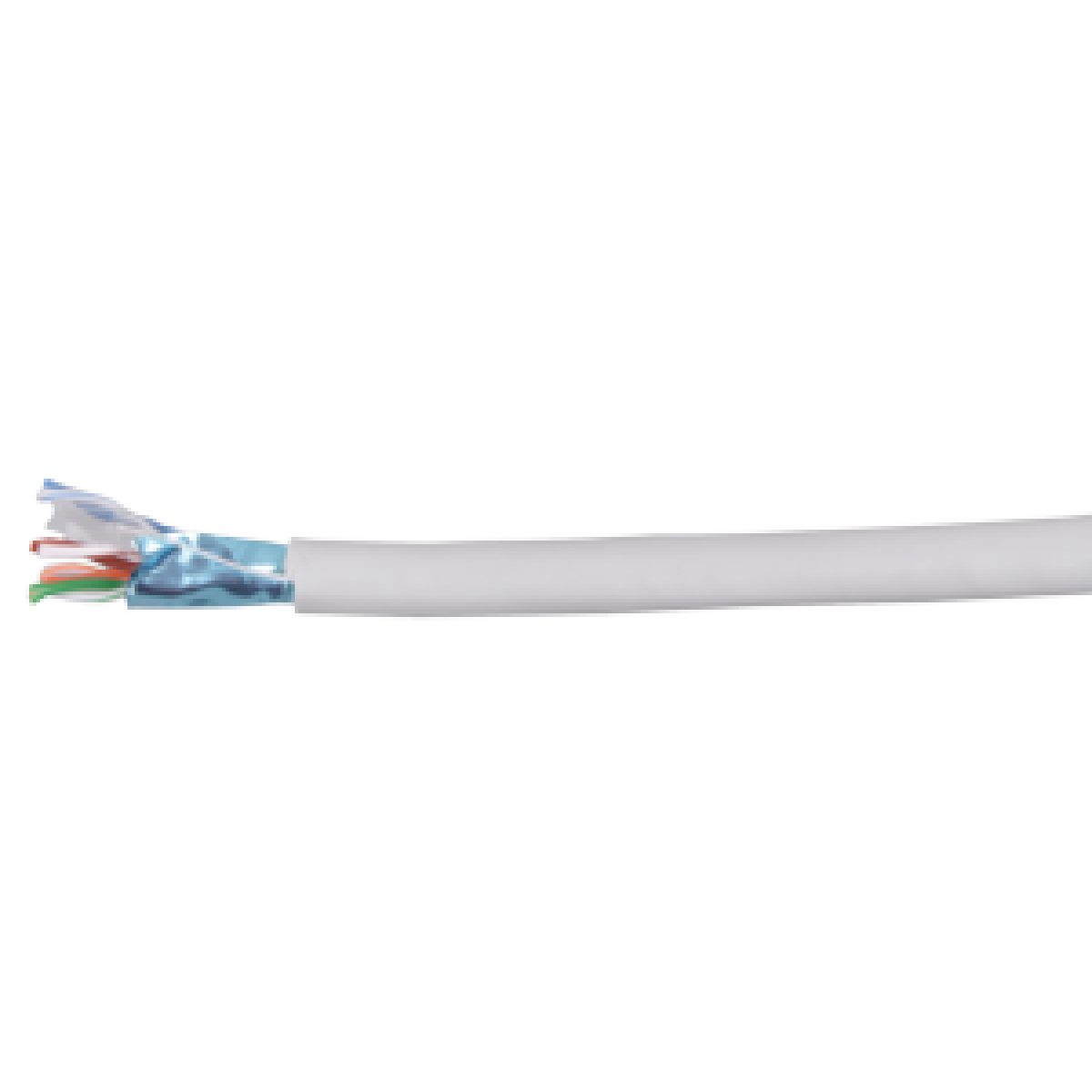 ITK Кабель зв'язку вита пара F/UTP, кат.6 4x2х23(0,57мм) AWG solid, PVC, 305м, сірий (LC1-C604-311) ІЕК