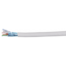 ITK Кабель зв'язку вита пара F/UTP, кат.6 4x2х23(0,57мм) AWG solid, PVC, 305м, сірий (LC1-C604-311) ІЕК