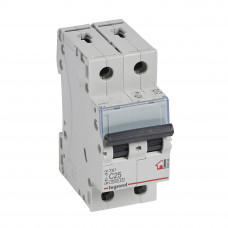 TX³ Автоматичний Вимикач C 25A 2П 6kA