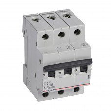 RX³ Автоматичний Вимикач 4,5кА 10А 3п C
