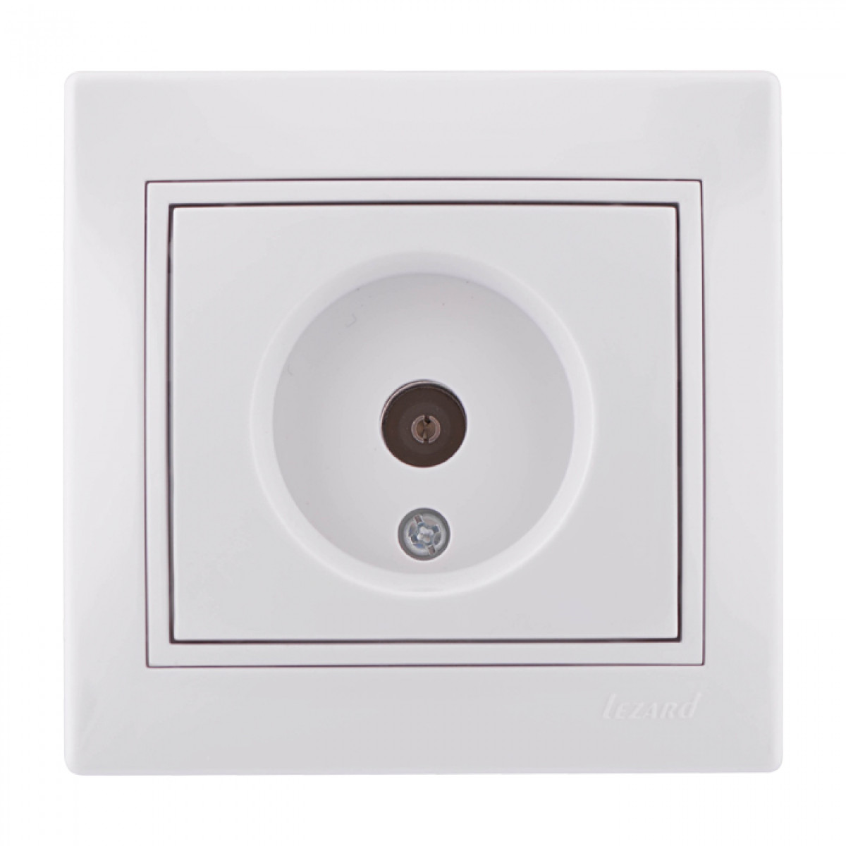 Розетка ТВ кінцева білий Mira Lezard