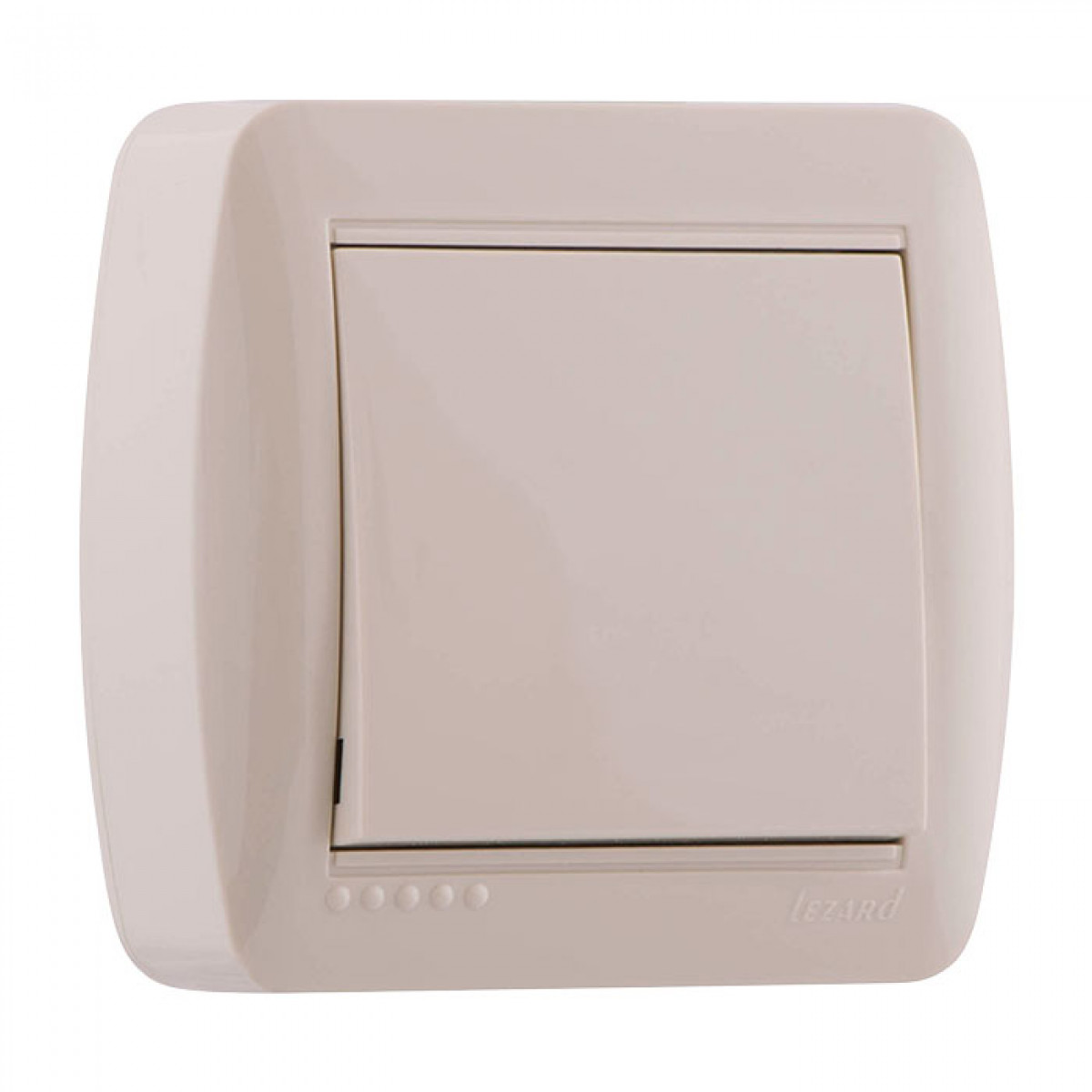 Вимикач крем Demet Lezard