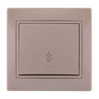 Вимикач прохідний крем Mira Lezard