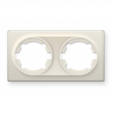 Рамка подвійна, колір бежевий