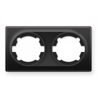 Подвійна рамка, колір чорний