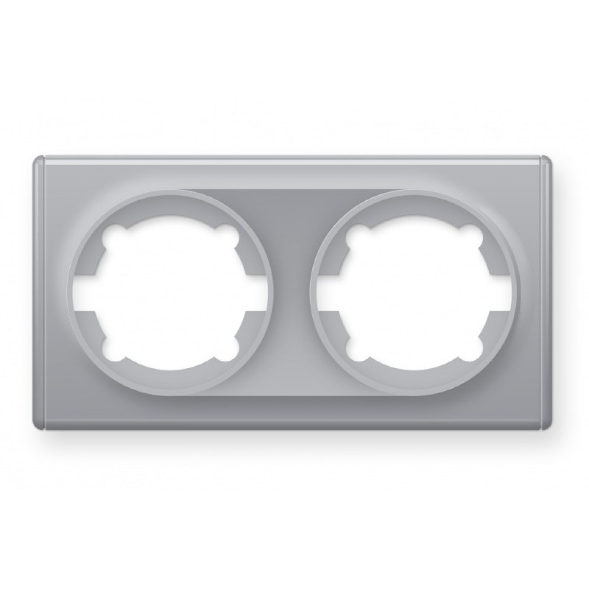 Подвійна рамка, колір сірий