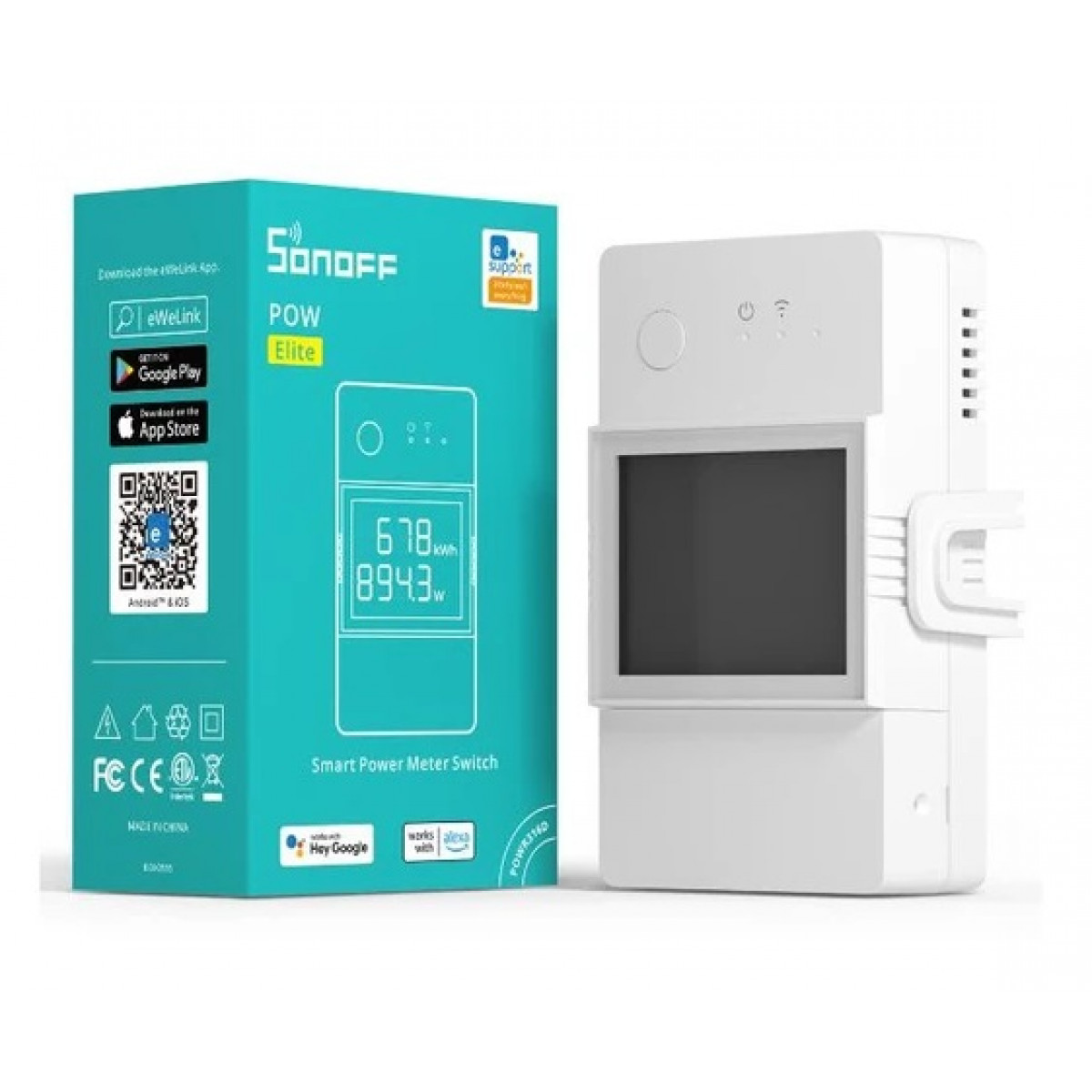 Реле 16А TH16 Sonoff