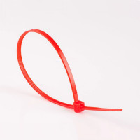 Стяжка кабельна (хомут) червона 3х100 (2,5х100мм) (100 шт)