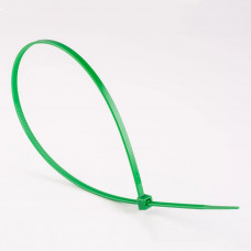 Стяжка кабельна (хомут) зелена 3х100 (2,5х100мм) (100 шт)