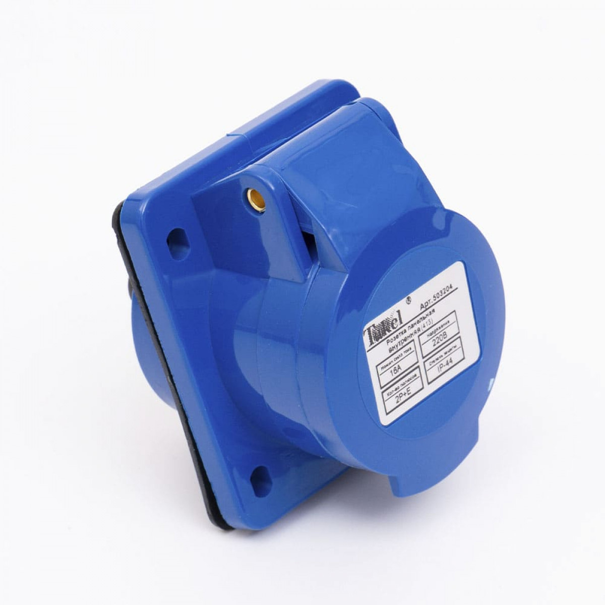 Розетка стационарная внутренняя 413 16А 220В 2Р+Е IP44 Takel (503204)