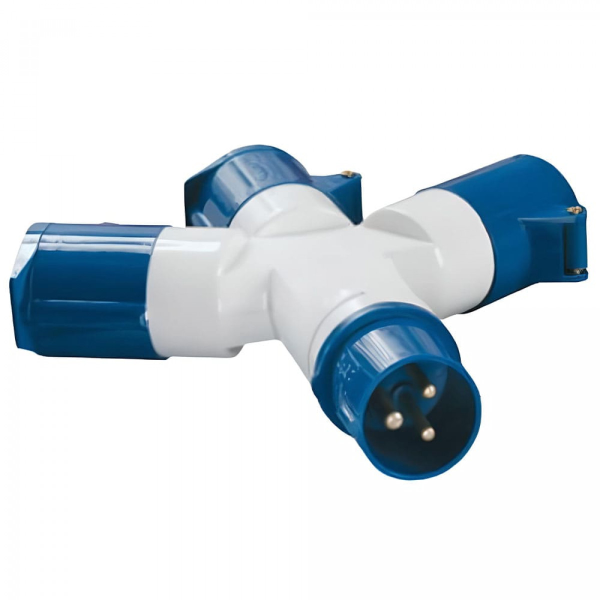 Адаптер трехлучевой 1013 2P+E 16A 250B IP44 Takel (503264)