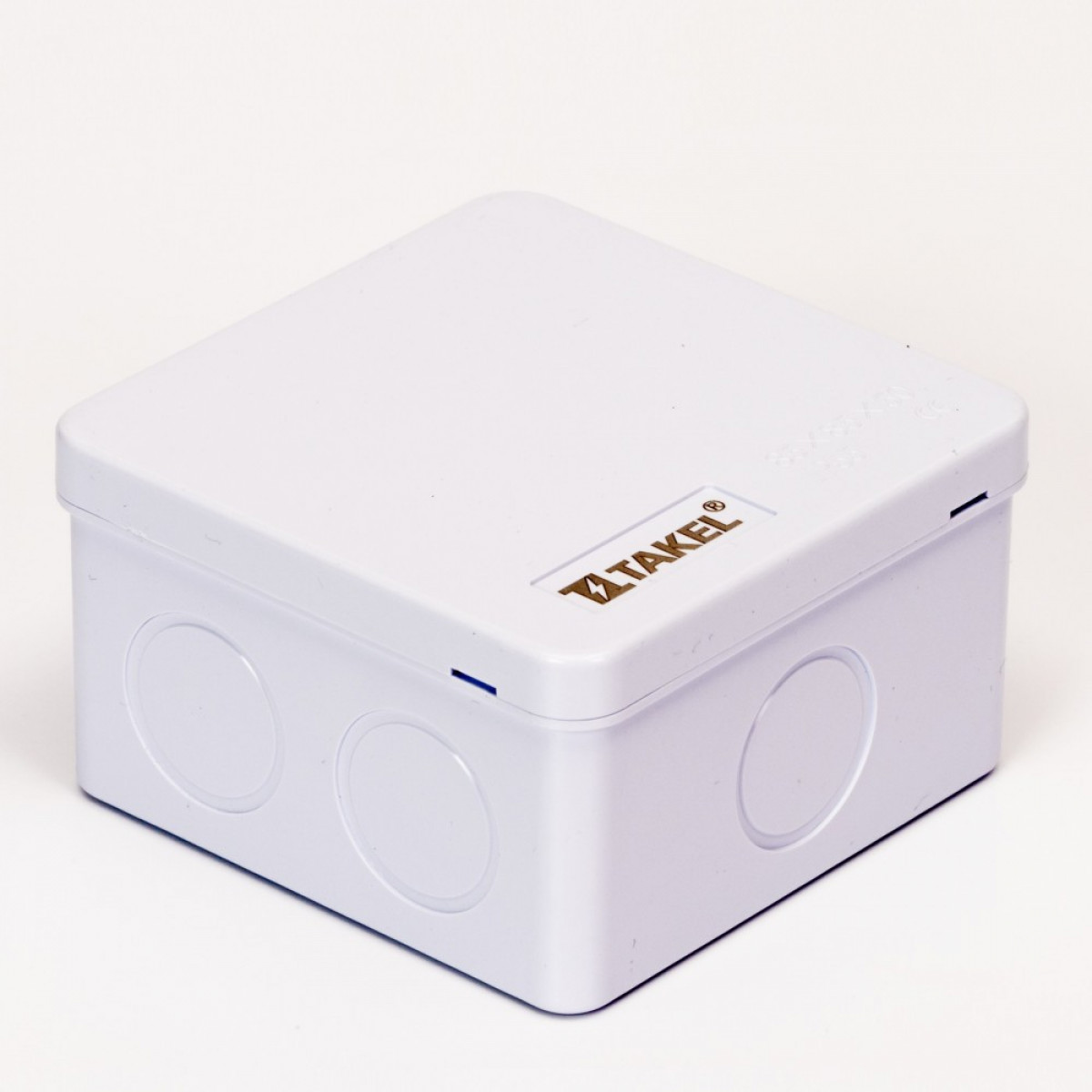 Коробка розподільча без отворів вологостійка ІР55 85х85х50 Takel (503403)