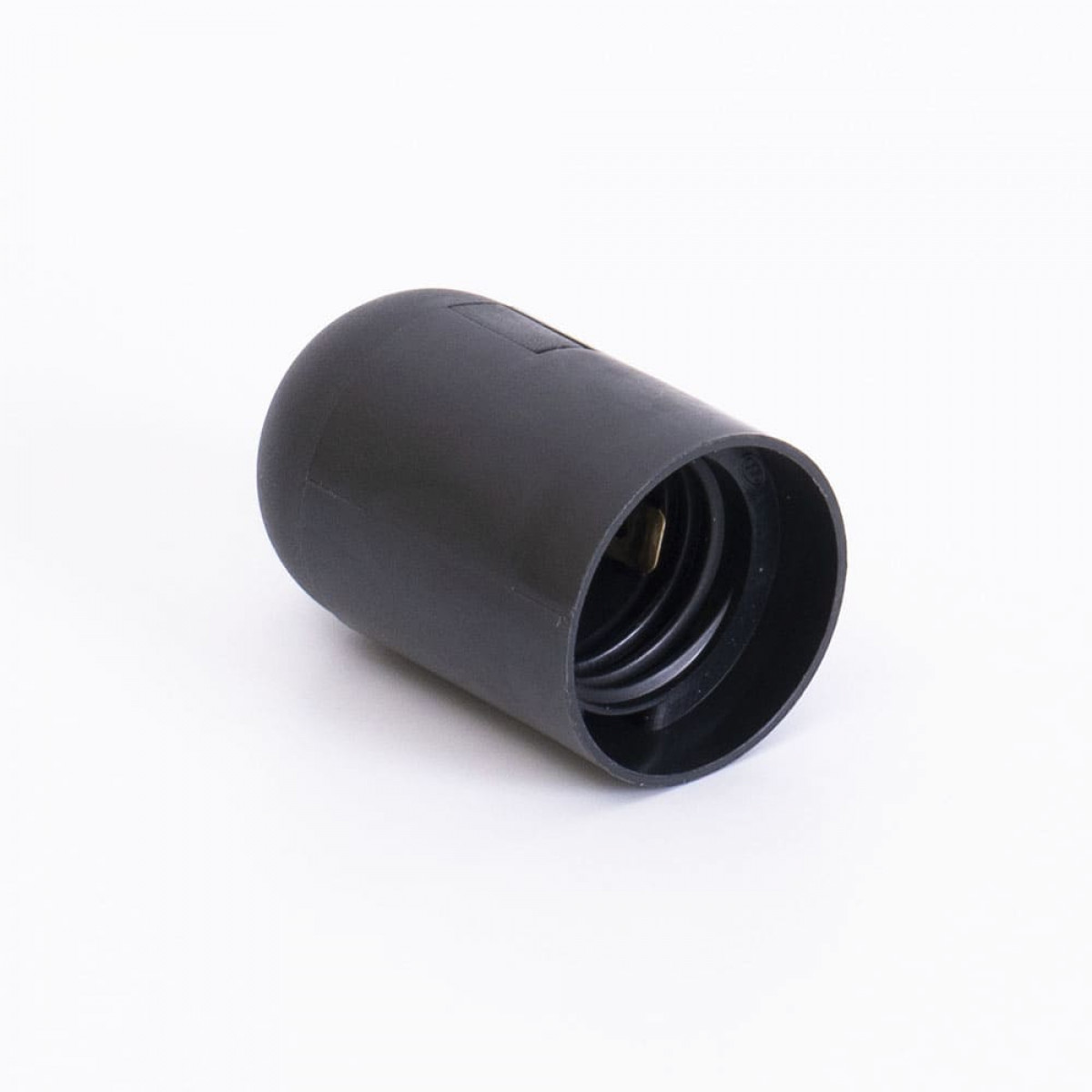 Патрон пластиковий Е27 підвісний, чорний Takel (503719)