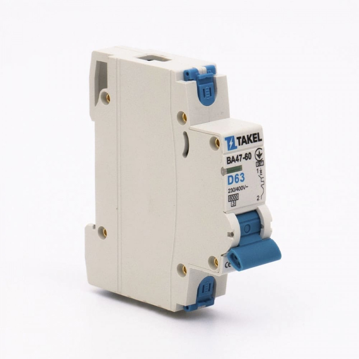 Автоматичний вимикач ВА47-60-D 1Р 6кА 63А Takel (506713)