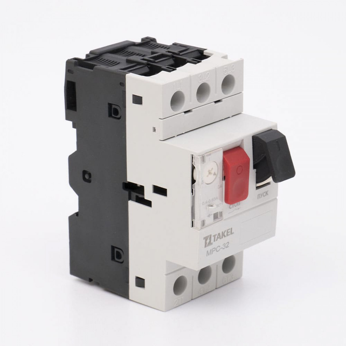 Вимикач автоматичний захисту двигуна MPC-32 0.4-0.63А Takel (507703)