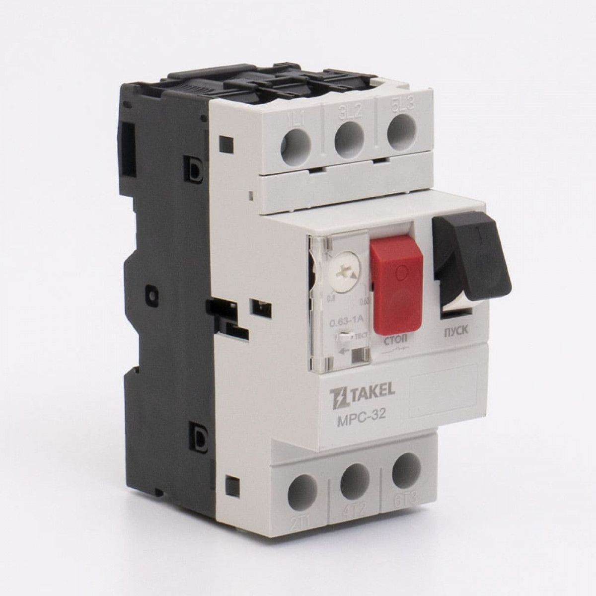 Вимикач автоматичний захисту двигуна MPC-32 0.63-1А Takel (507704)