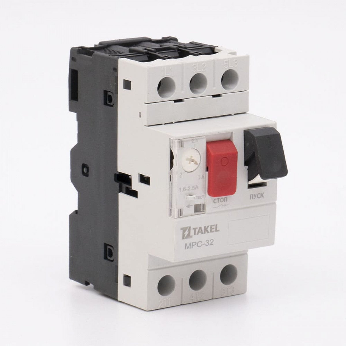 Вимикач автоматичний захисту двигуна MPC-32 1.6-2.5А Takel (507706)