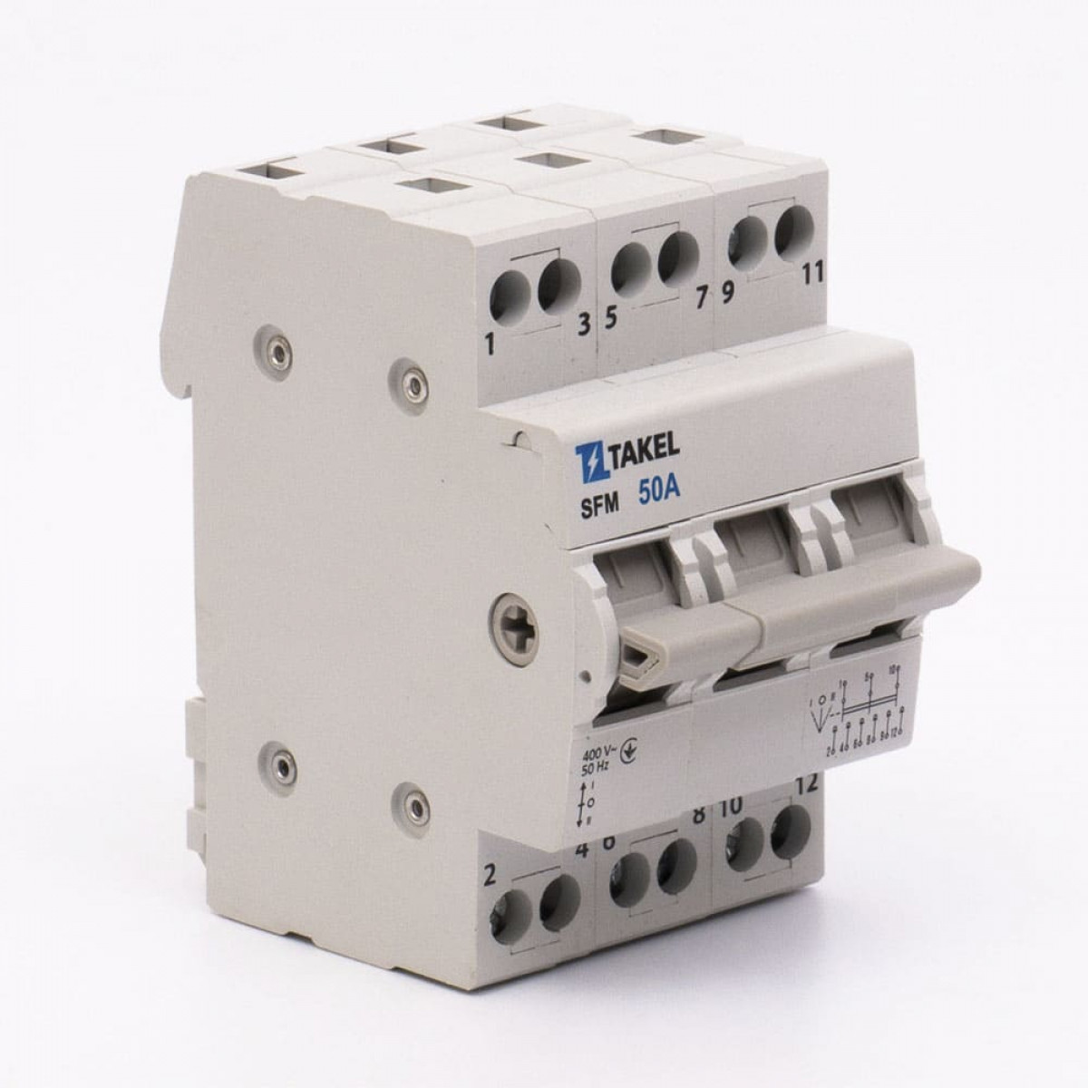 Перемикач навантаження трипозиційний SFM 3P 50A Takel (507824)