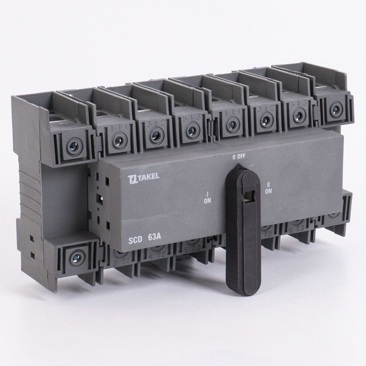 Перемикач навантаження трипозиційний SCD 8P 63A Takel (510323)