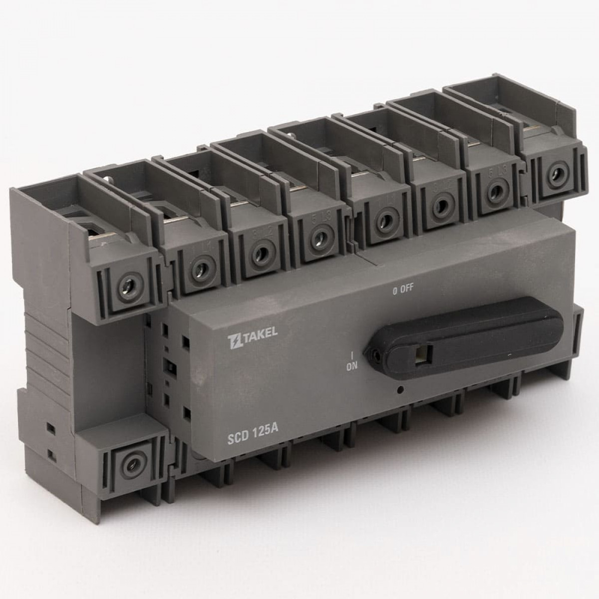 Переключатель нагрузки трехпозиционный SCD 8P 125A Takel (510326)