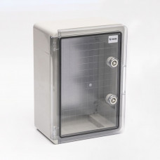 Корпус пластиковий ударостійкий (щит) 300x400x170мм з проз. дв. IP65