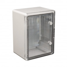 Корпус пластиковий ударостійкий (щит) 300x400x220мм з проз. дв. IP65