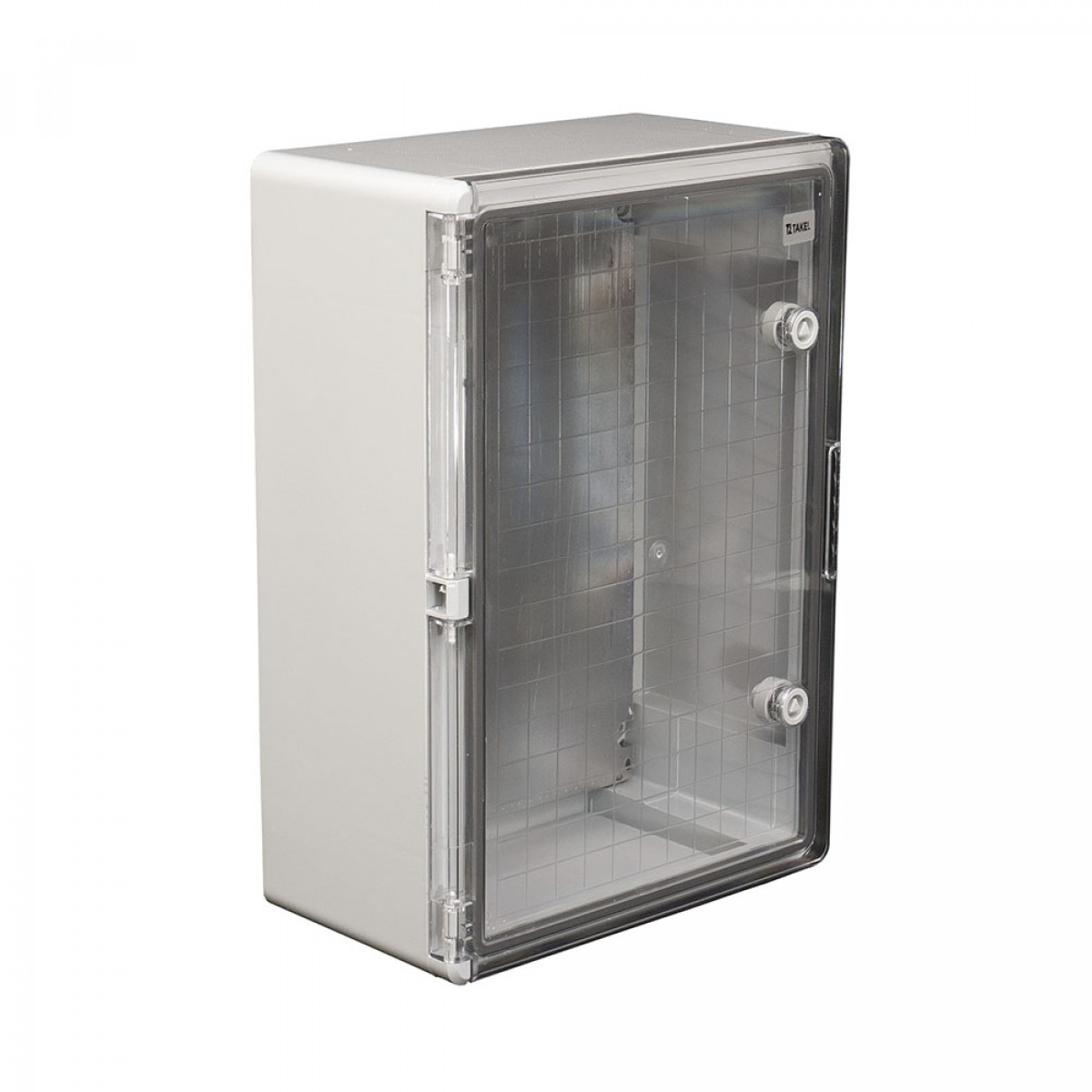 Корпус пластиковый ударопрочный (щит) 350x500x220мм с проз. дв. IP65 Takel (512827)