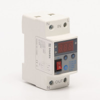 Реле напряжения однофазное модульное с кнопкой ROD35V 40А TAKEL