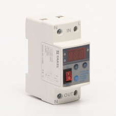 Реле напряжения однофазное модульное с кнопкой ROD35V 40А TAKEL