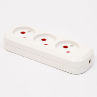 Колодка подовжувача 3 гнізда без з/к LEE