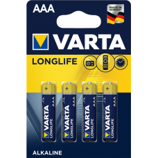 Батарейка VARTA AAA LONGLIFE 1,5V (блістер - 4шт)