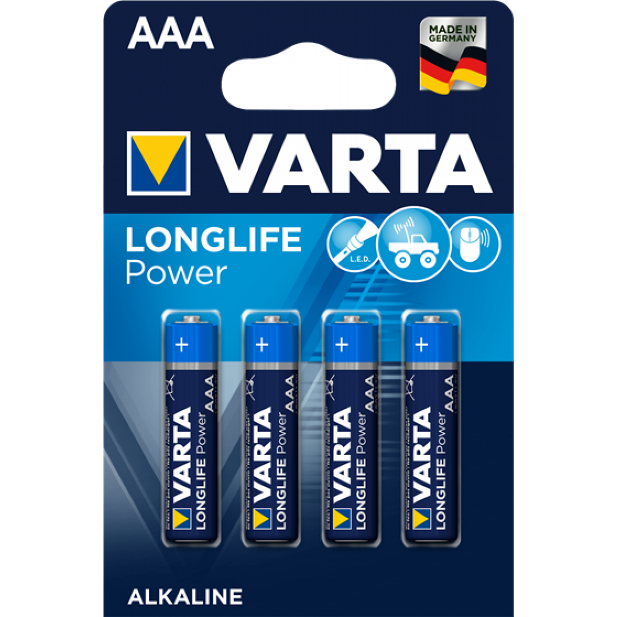 Батарейка VARTA AA ENERGY/LONGLIFE 1,5V (блістер - 4шт)