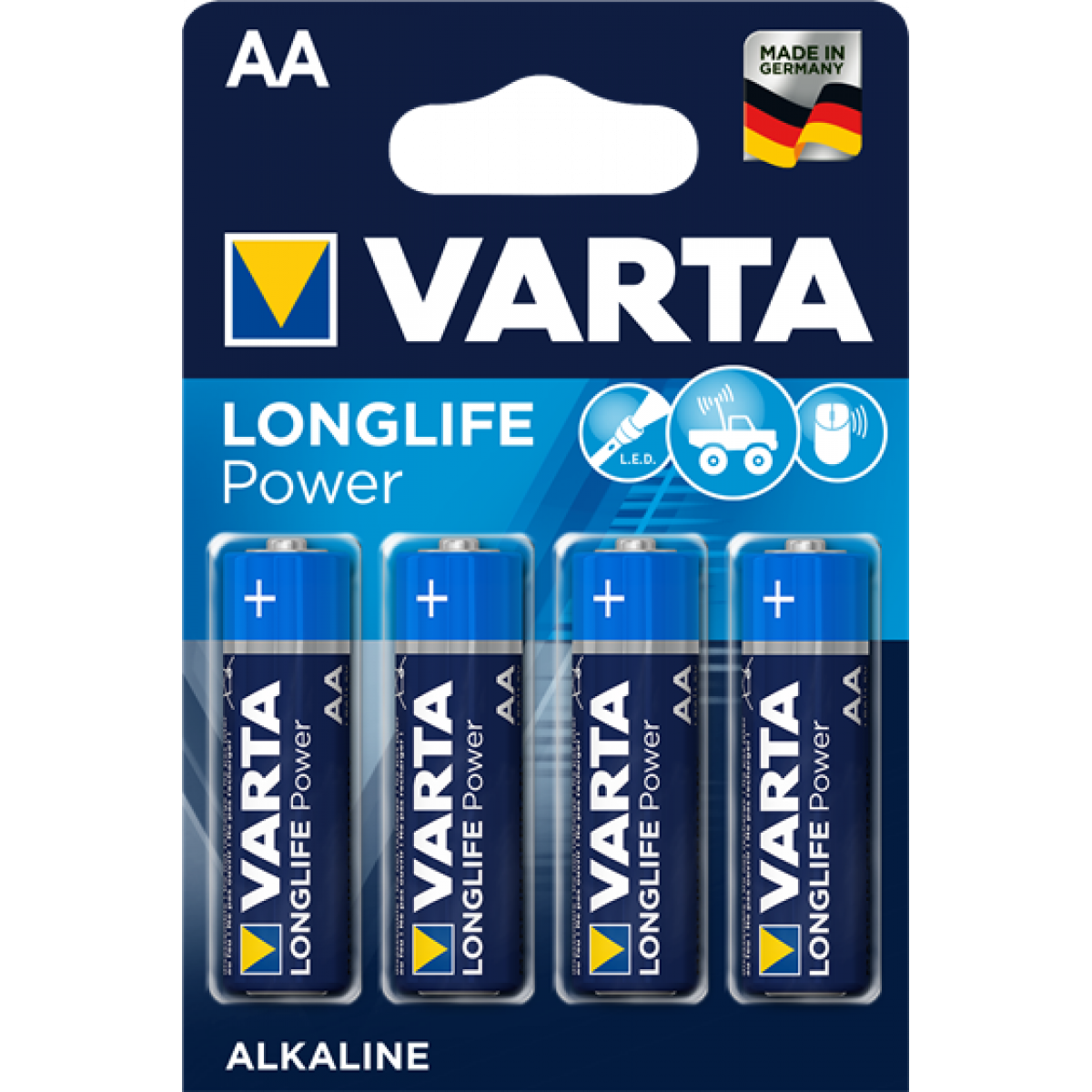 Батарейка VARTA AA ENERGY LONGLIFE 1,5V (блістер - 4шт)