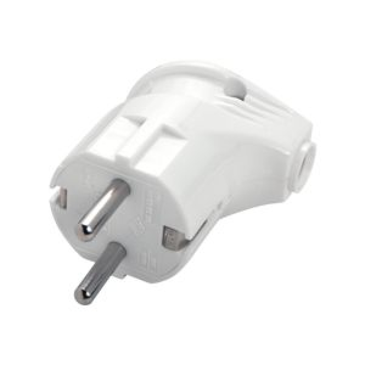 Вилка з бічним входом біла/чорна