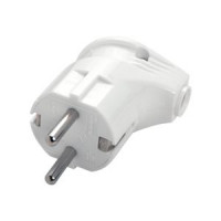 Вилка з бічним входом біла/чорна