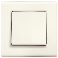 Вимикач одинарний Linnera Крем