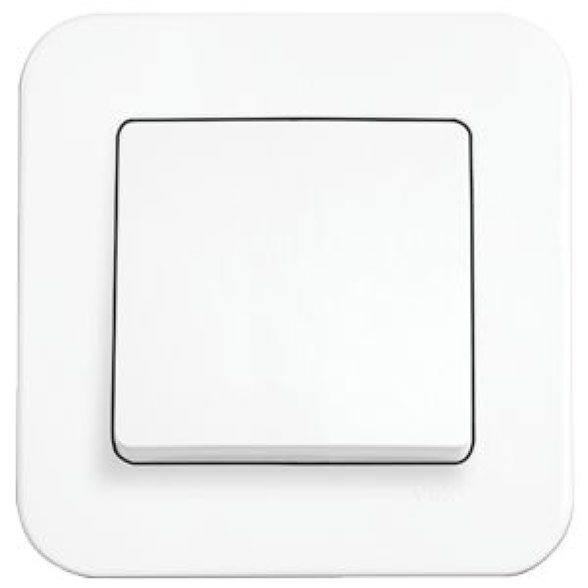 Вимикач одинарний Rollina Білий