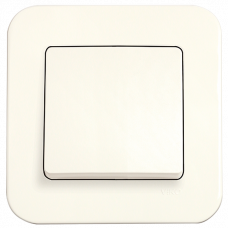 Вимикач одинарний Rollina Крем