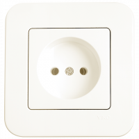 Розетка одинарна Rollina Крем