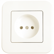 Розетка одинарна Rollina Крем