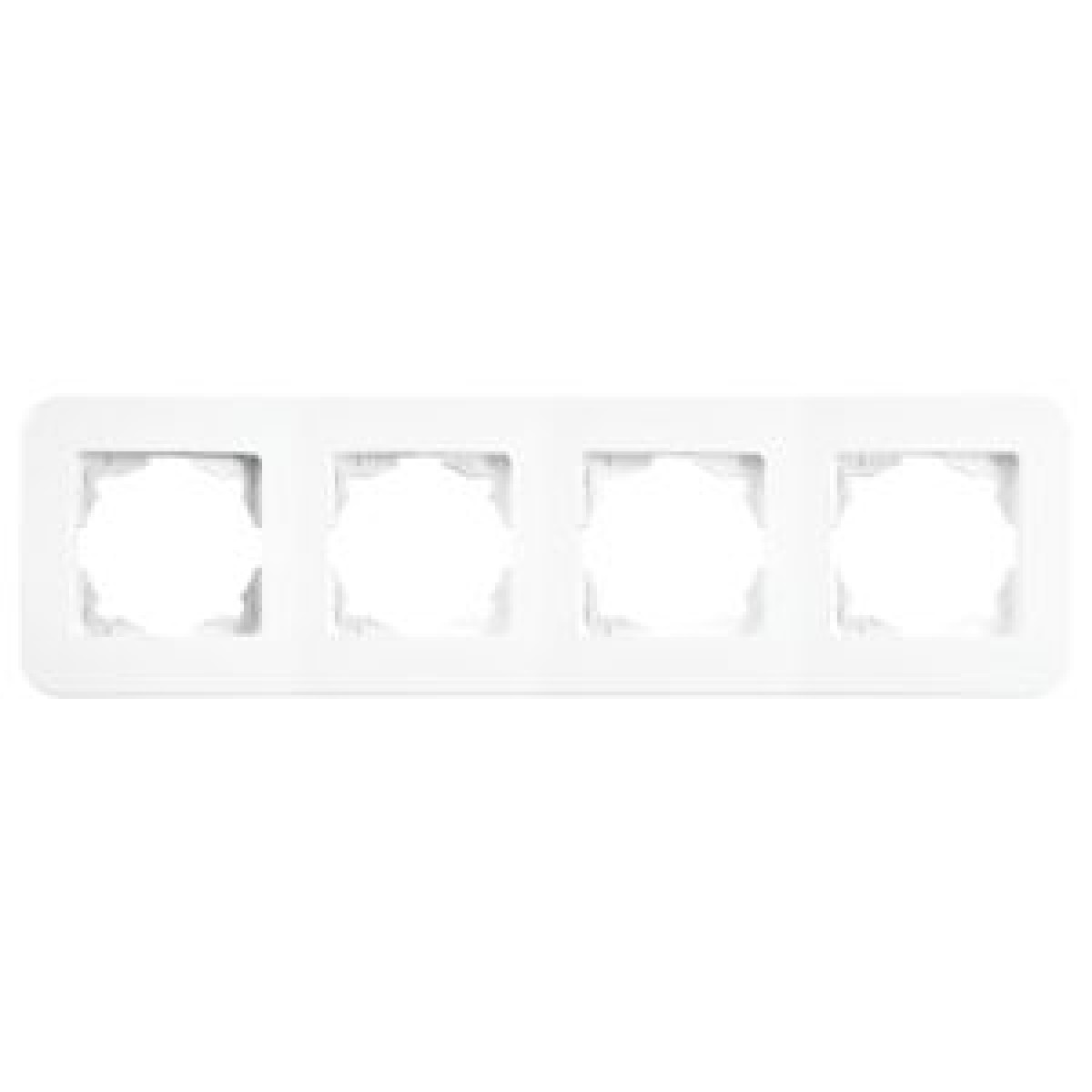 Рамка 4-а горизонтальна Rollina Біла