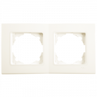 Рамка 2-а горизонтальна Linnera Крем