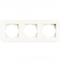Рамка 3-а горизонтальна Rollina Крем
