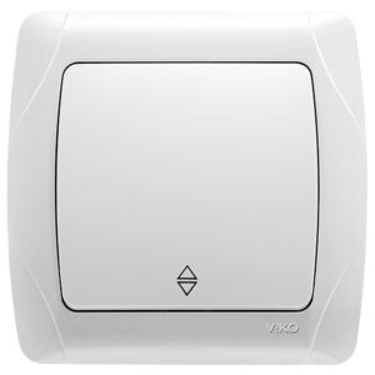 Вимикач прохідний білий Carmen Vi-KO