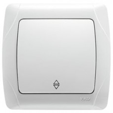 Вимикач прохідний білий Carmen Vi-KO