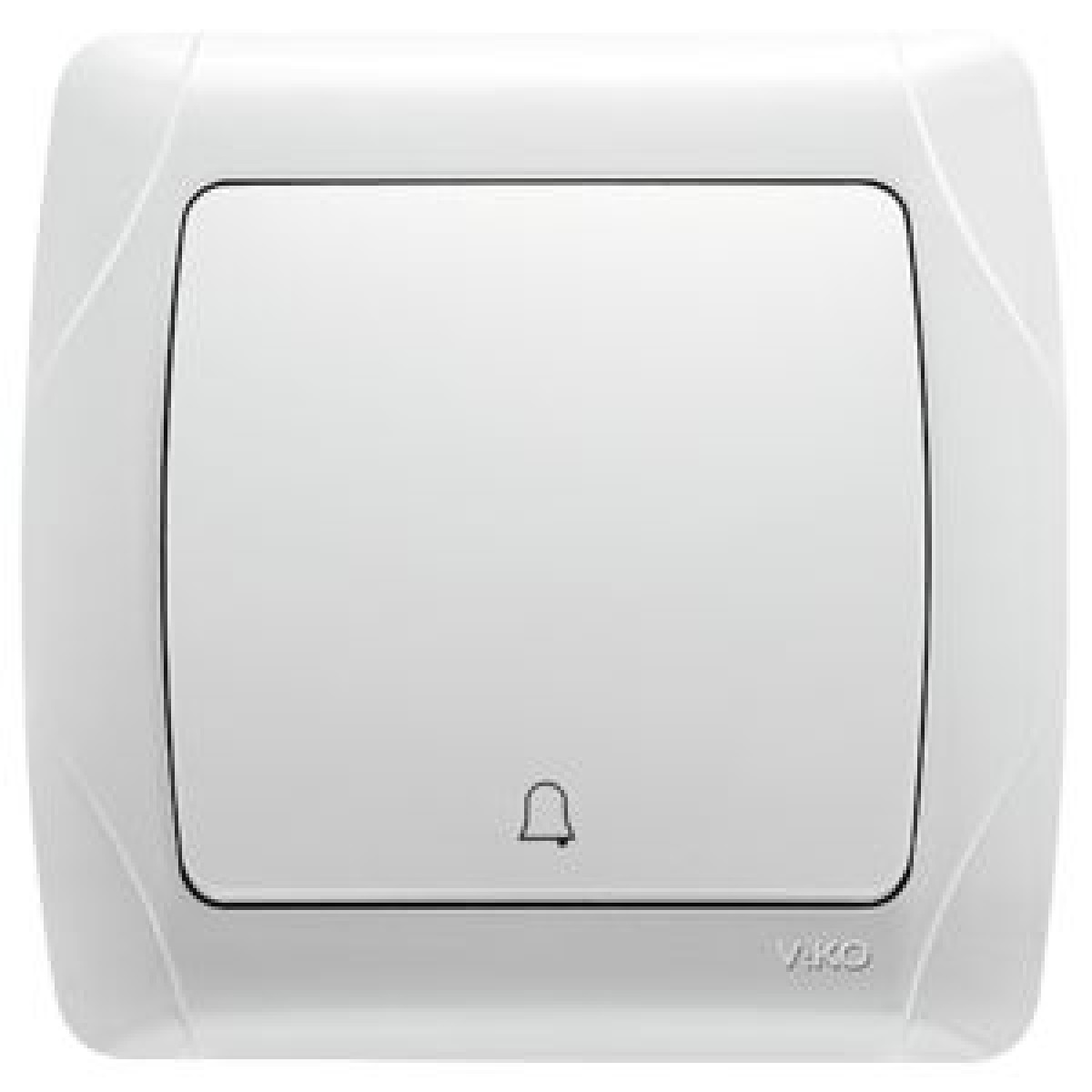 Кнопка дзвінка біла Carmen Vi-KO