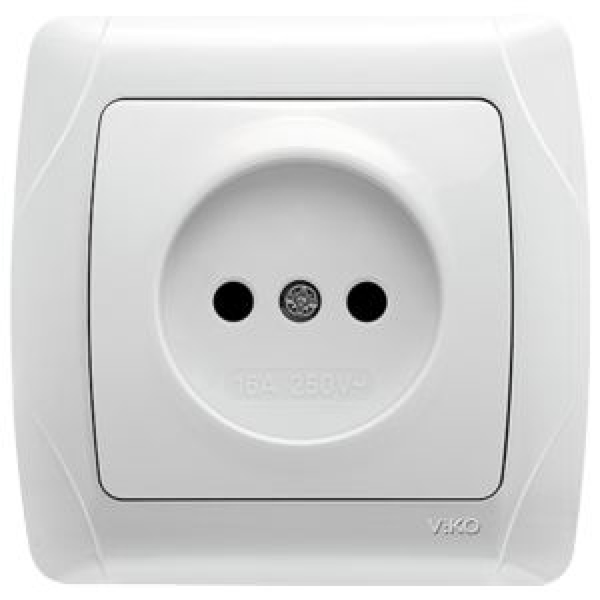 Розетка біла Carmen Vi-KO