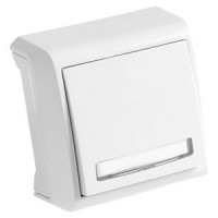 Кнопка дзвінка біла Vera Vi-KO